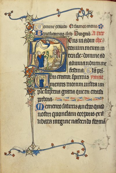 İlk D: Çobanlara Müjde; Baş Harf V: Dua Eden Bir Adam by Unknown artist