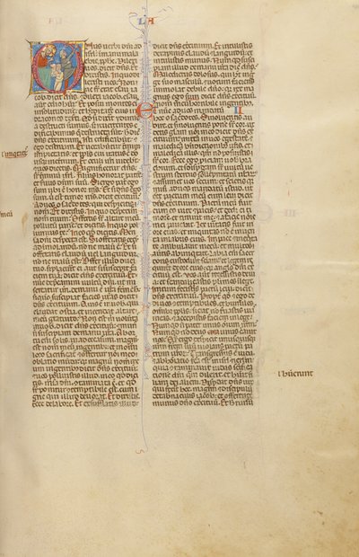 İlk O: Bir Kuzunun Kurban Edilmesi ve Av Yayını Nişan Alan Bir Adam by Unknown artist