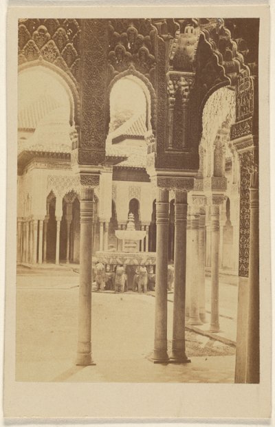 [Sütunların iç görünümü, Elhamra] by Unknown artist