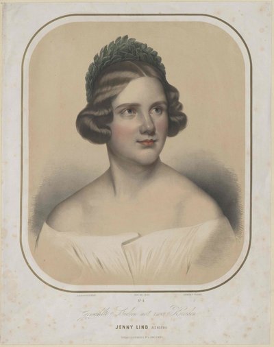 Jenny Lind (baskı) by Unknown artist