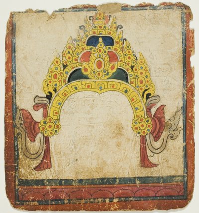 Mücevherli Ritüel Tacı, İnisiyasyon Kartları Setinden (Tsakali) by Unknown artist