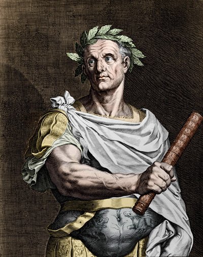 Julius Caesar (101-44 BC), Romalı devlet adamı. by Unknown artist