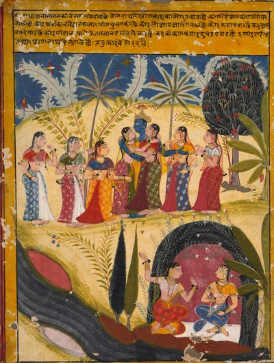 Krishna ve Gopi by Unknown artist