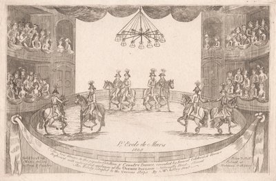 L'Ecole de Mars (Astley's Amphitheatre'ın Görünümü) by Unknown artist