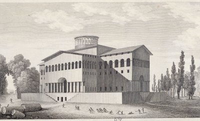 Ledoux Eğitim Evi - gravür by Unknown artist