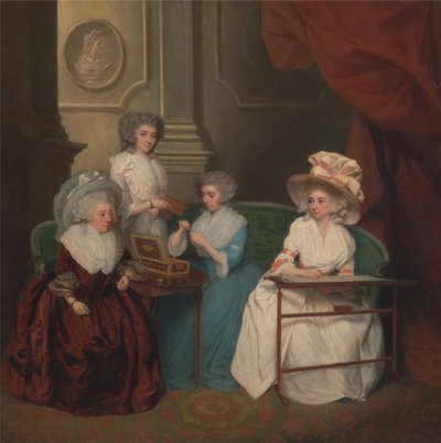 Leydi Jane Mathew ve Kızları by Unknown artist