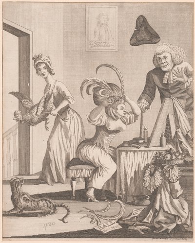 Bayan Baloda Akşama Hazırlanıyor by Unknown artist