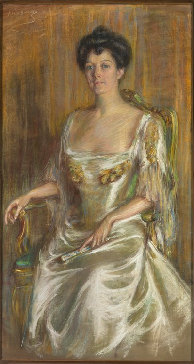 Yelpazeli Kadın by Unknown artist