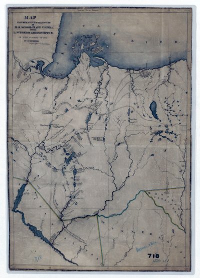 Superior Gölü ve Mississippi by Unknown artist