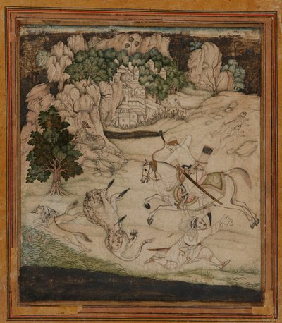 Manzara—bir av sahnesi by Unknown artist