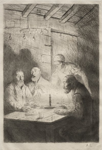 sefalet akşam yemeği by Unknown artist