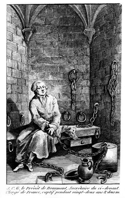 Le provost de Beaumont, Fransa din adamlarının sekreteri, 22 yıldır Bastille