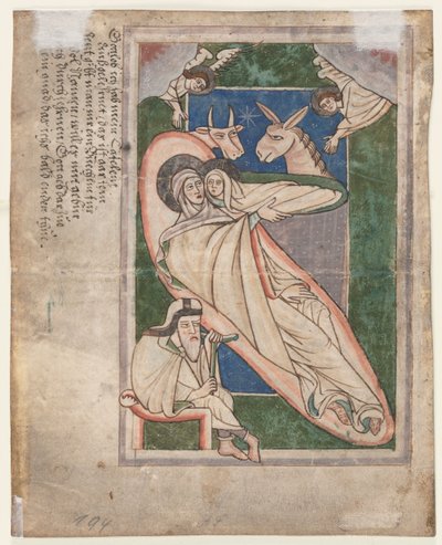 Bir Mezmurdan Yaprak: Doğuş (verso) by Unknown artist
