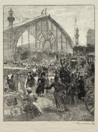 1889 Sergisinden Çıkmak by Unknown artist