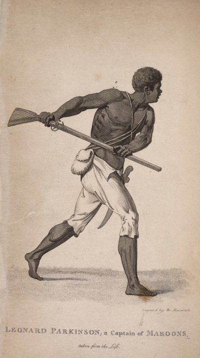 Leonard Parkinson, Maroons Kaptanı. by Unknown artist