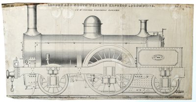 Londra ve Kuzey Batı Ekspresi Lokomotif plakası 112 by Unknown artist