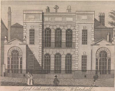 Lord Cathcart'ın Evi, Whitehall; sayfa 58 (Birinci Cilt) by Unknown artist
