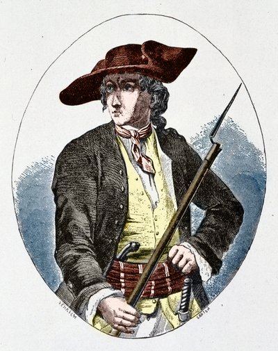 Louis Mandrin (1725 - 1755) Fransız kaçakçı by Unknown artist