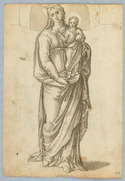 madonna ve çocuk by Unknown artist