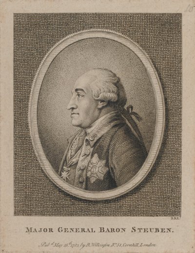 Tümgeneral Baron Steuben (gravür) by Unknown artist