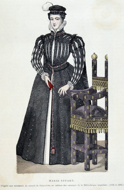 Marie Stuart - gravür by Unknown artist