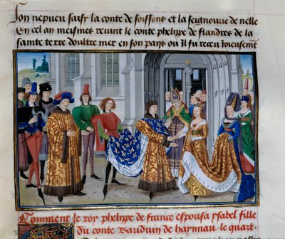 Philippe Auguste (1165-1223) ve Isabelle de Hainault