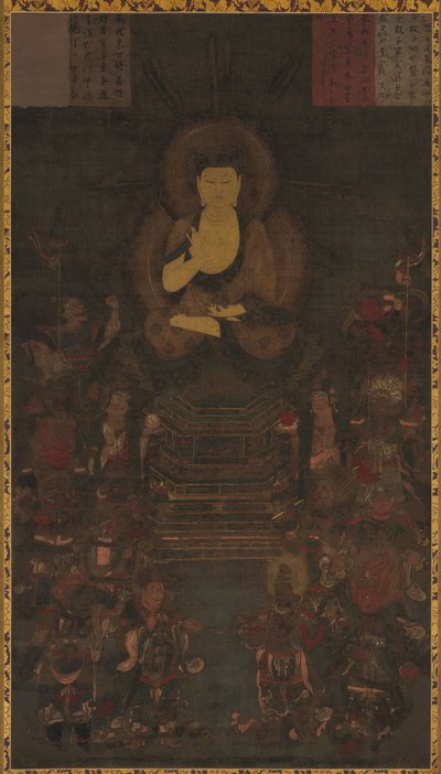 Tıp Ustası Buddha ve On İki İlahi General by Unknown artist