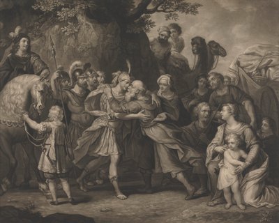 Yakup ve Esav'ın Buluşması by Unknown artist