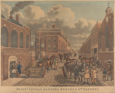 Messrs. Truman, Hanbury, Buxton & Co.'nun Bira Fabrikası, Spitalfields by Unknown artist