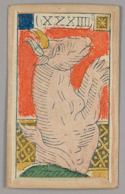 Minchiate (Tarot) Oyun Kağıdı by Unknown artist