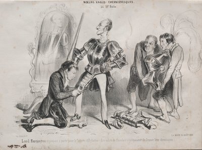İngiliz-şövalye gelenekleri by Unknown artist