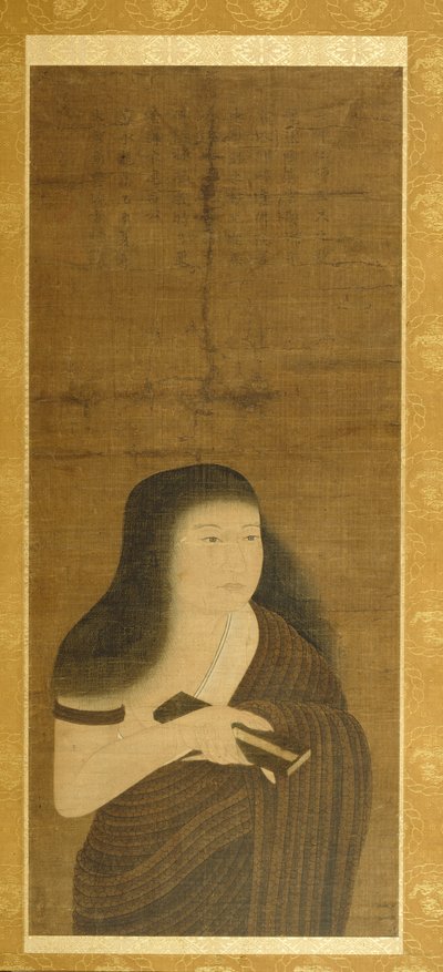 Örgülü Çim Cübbe Giymiş Monju (Nawa Monju) by Unknown artist