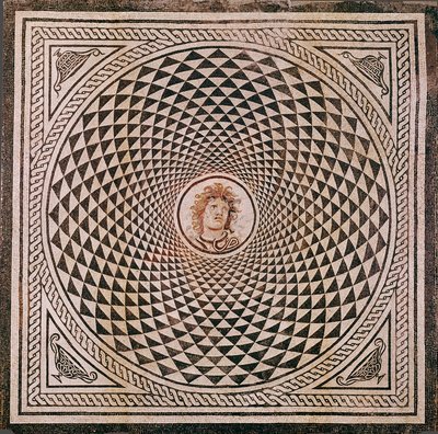 Medusa Başlı Mozaik Zemin by Unknown artist