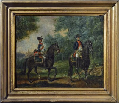 Mestre de Camps alayının subayı ve askeri, 1790
