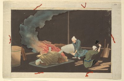 Bir Adamın Ölümü ve Cenazesinin On Altı Sahnesinden Biri by Unknown artist