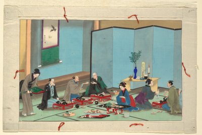 Bir Adamın Ölümü ve Cenazesinin On Altı Sahnesinden Biri by Unknown artist
