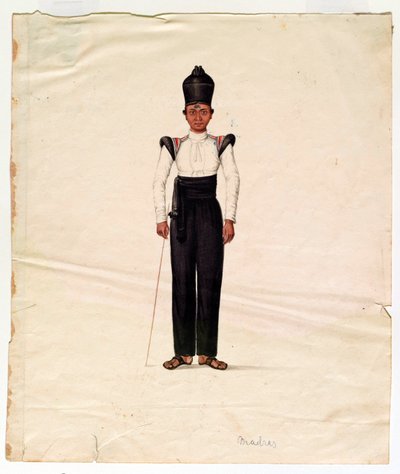 Düzenli çocuk, Madras Ordusu by Unknown artist