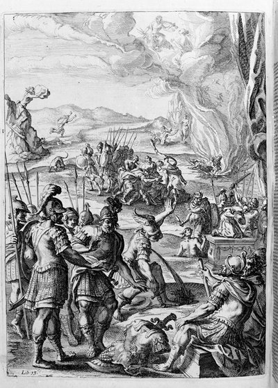 Ovidius (Ovidius) - 15. kitap için illüstrasyon - (P. Ovid