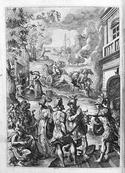 Ovidius (Ovidius) - 15. kitap için illüstrasyon - (P. Ovid