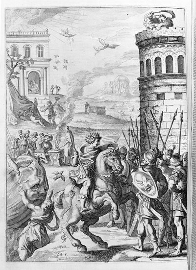 Ovidius (Ovidius) - 15. kitap için illüstrasyon - (P. Ovid