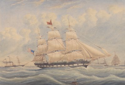 Paket gemi Ivanhoe 1849 by Unknown artist