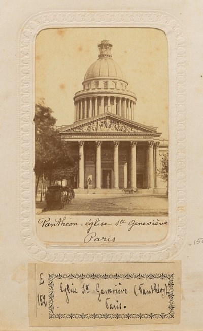 Panthéon - Sainte Geneviève kilisesi, Paris by Unknown artist