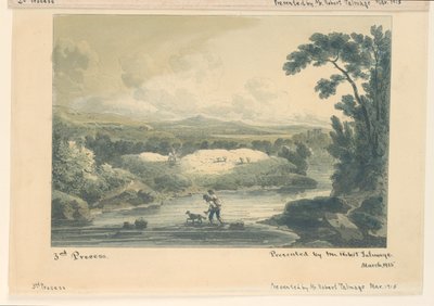 Pastoral Sahne, 3. süreç by Unknown artist