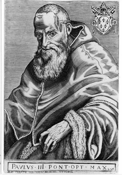 Paul III (1468 - 1549). by Unknown artist