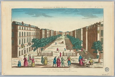Peep-show, Cours de Marsilya Manzarası, No. 25 by Unknown artist