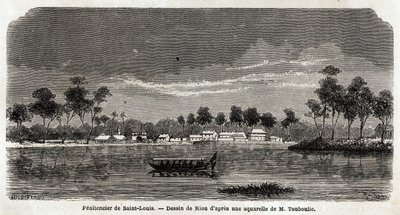 Fransız Guyanası Saint Louis Penitencier, hükümet adına münhasıran ağaç dikmek için örgütlenmiş, 1859