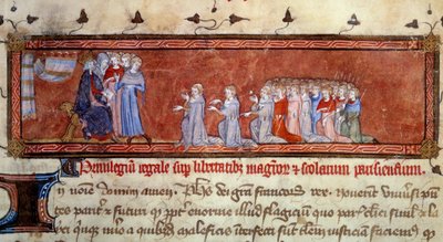 Philippe Auguste (1165 - 1223) ilk ayrıcalığı devretti by Unknown artist
