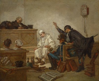 Ceza Mahkemesinde Pierrot by Unknown artist
