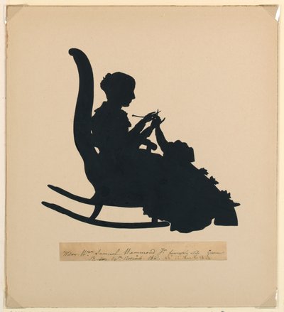 Siluet içinde portre by Unknown artist