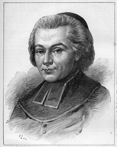 Abbe Fabre veya Jean-Baptiste (Jean Baptiste) Fabre (1727-1783), bir Fransız din adamı ve yazar portresi. “Resimli Dünya”da Gravür by Unknown artist